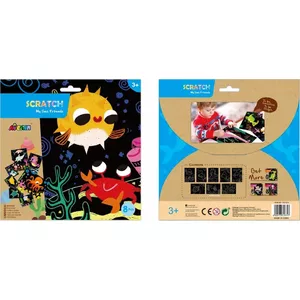 Scratching Toy No name My watery friends — pet scratching pad toy, aquatic-themed design