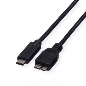 USB 3.1 Cable ROLINE C-Micro B M/M 1m