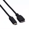 USB 3.1 Kabeļi ROLINE C-Micro B M/M 1m Photo 2