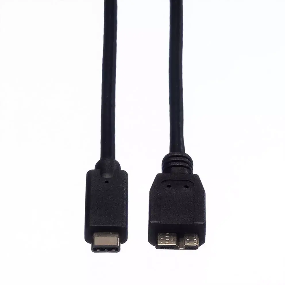 USB 3.1 Kabeļi ROLINE C-Micro B M/M 1m Photo 3