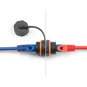 Network Cable DeLOCK 88145 RJ45 to RJ45 Cat.6A Black