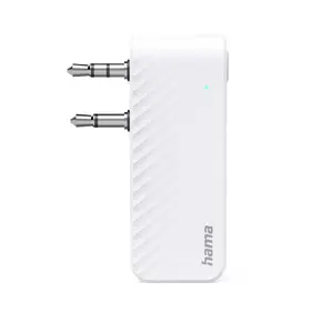 Hama 00014171 Bluetooth Audio Transmitter with USB Interface Lithium-Ion Battery 10 h Operating Time White