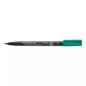 Pastāvīgais marķieris Staedtler Lumocolor 313 Zaļš 10 gab.