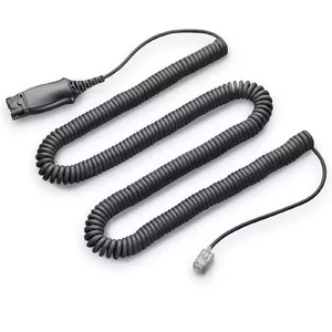 POLY Savi Office Telephone Interface Cable POLY 85R57AA Black Male to Male