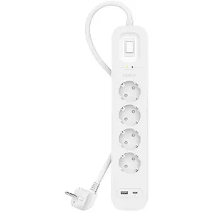 Belkin SRB001VF2M pārsprieguma aizsargs Balts 4 Maiņstrāvas izvade (-s) 2 m