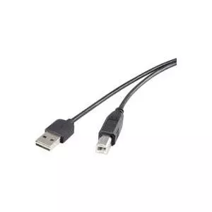 USB cable Renkforce Duplex USB A Reversible to USB Type B 2.0, 0.5 m
