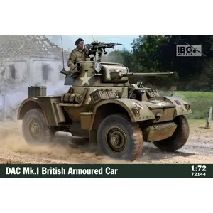 Plastic model DAC Mk.I British Armoured Car 1/72