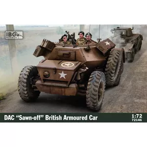 Plastic model DAC Sawn off British Armoured Car 1/72