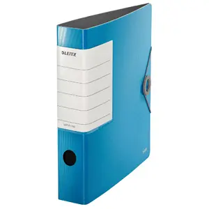 Ring binder LEITZ 11130030 A4, polyfoam, 62 mm spine, blue