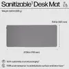 HP 205 Sanitizable Desk Mat Grey Photo 2