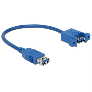 USB Cable DeLOCK 0.25m 2xUSB3.0-A