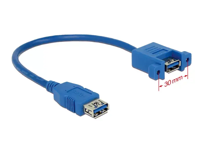 USB kabelis DeLOCK 0.25m 2xUSB3.0-A Photo 2