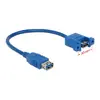 USB kabelis DeLOCK 0.25m 2xUSB3.0-A Photo 2