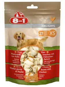 Лакомство для собак 8in1 Delights Курица — угощение для всех возрастов, куриный вкус