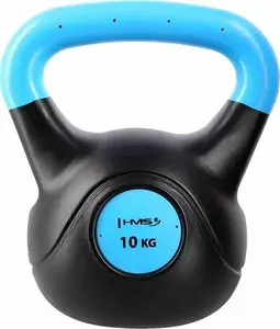 Kettlebell HMS 10 kg — čuguna svarbumbu spēka treniņiem