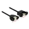 USB kabelis DeLOCK 1m USB 2.0-A/USB 2.0-B Photo 2