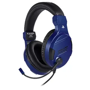 Наушники BIGBEN PS4OFHEADSETV3G — проводные игровые с оголовьем, кабель 2.2 м, синие, 270 г
