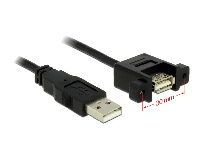 USB kabelis DeLOCK 1m 2xUSB2.0-A Photo 2