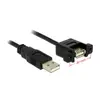 USB kabelis DeLOCK 1m 2xUSB2.0-A Photo 2