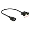 USB kabelis DeLOCK 0.25m 2xUSB2.0-A Photo 2