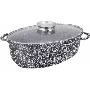 Klausberg keramiska cepamā panna ar vāku 38 cm KB-7366