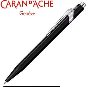 Ballpoint pen Caran d'Ache 849 Classic Line, M tip, black body with black refill