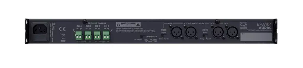 AUDAC EPA104 audio amplifier Photo 2