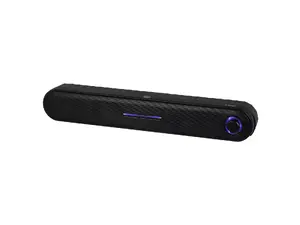 Soundbar Trevi SB 8312 30W mini 2.0 bezvadu USB SD AUX-in, melns