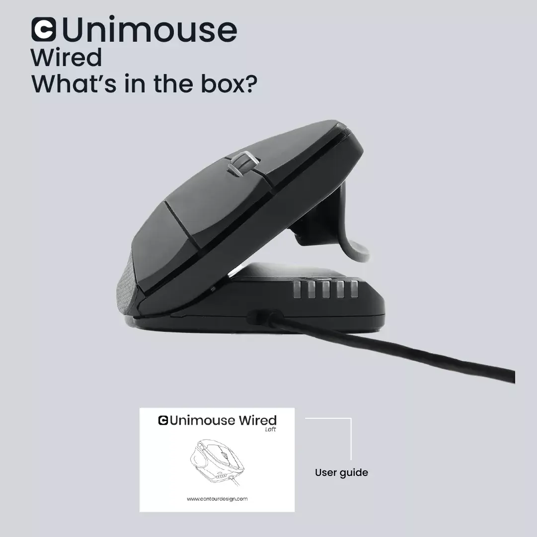 Мышь Contour Design Unimouse Right Hand Photo 6