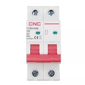 Circuit breaker HiSmart NV821518 2-pole 25A C-curve miniature MCB