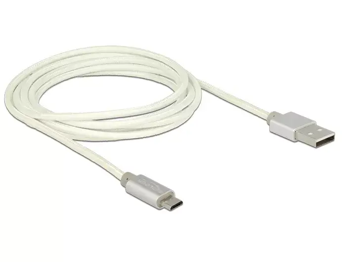 USB kabelis DeLOCK 2m USB2.0-A/USB2.0 Micro-B Photo 2