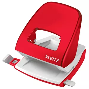 Дырокол Leitz NeXXt WOW 30 листов Красный Белый Металл