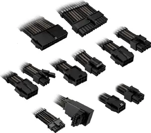 Cable extension kit Kolink Core Pro 12V 2x6-pin Type 1 – Jet Black/Gunmetal