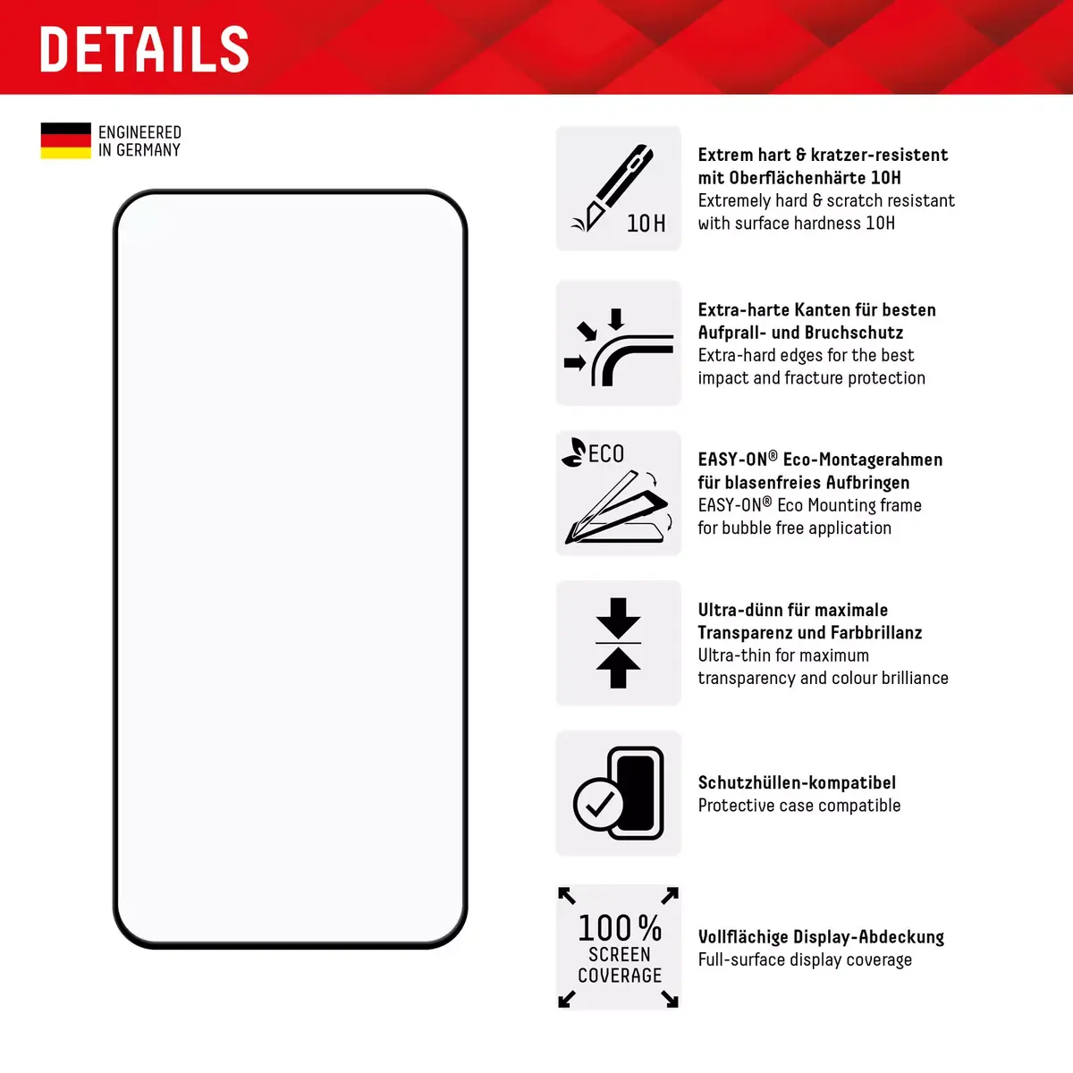 Защитное стекло Displex Samsung Galaxy A35/A55 5G Photo 2