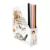 Magazine Rack HERMA Stehsammler Katzen A4 Yellow Photo 2