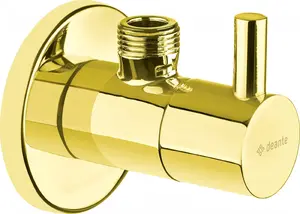 Angle valve deante VFA Z62R with ceramic cartridge 1/2"–3/8" round