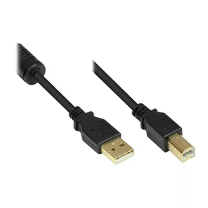 USB Cable Alcasa GC-M0081 2m USB A USB B Black