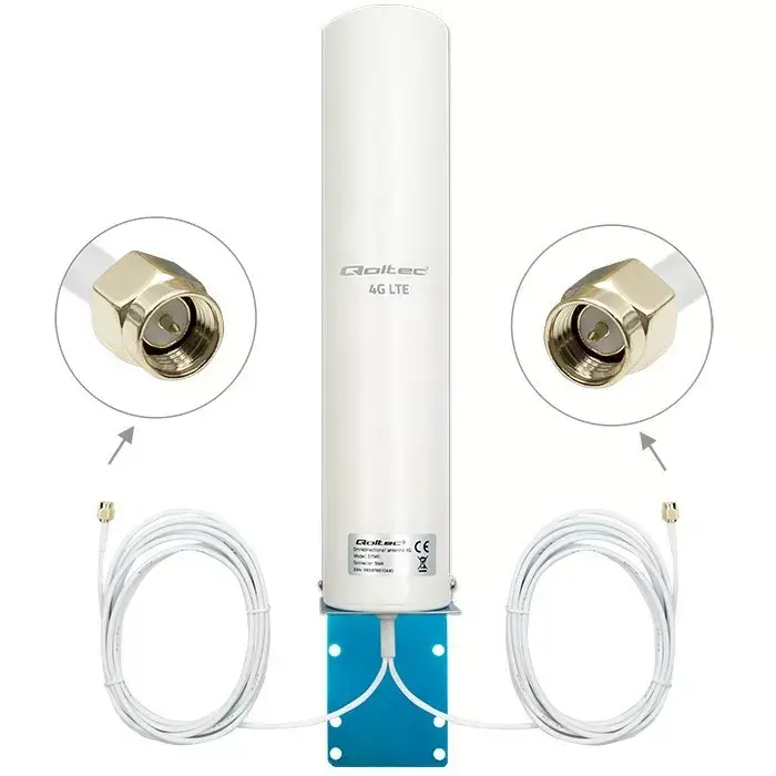 4G LTE omnidirekcionālā dubultantenna QOLTEC 57045 Photo 4