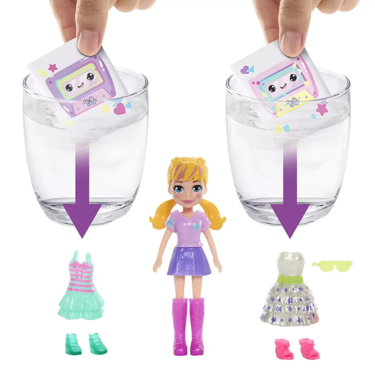 Polly Pocket Disco Dance Fashion Reveal — MATTEL komplekts Photo 6