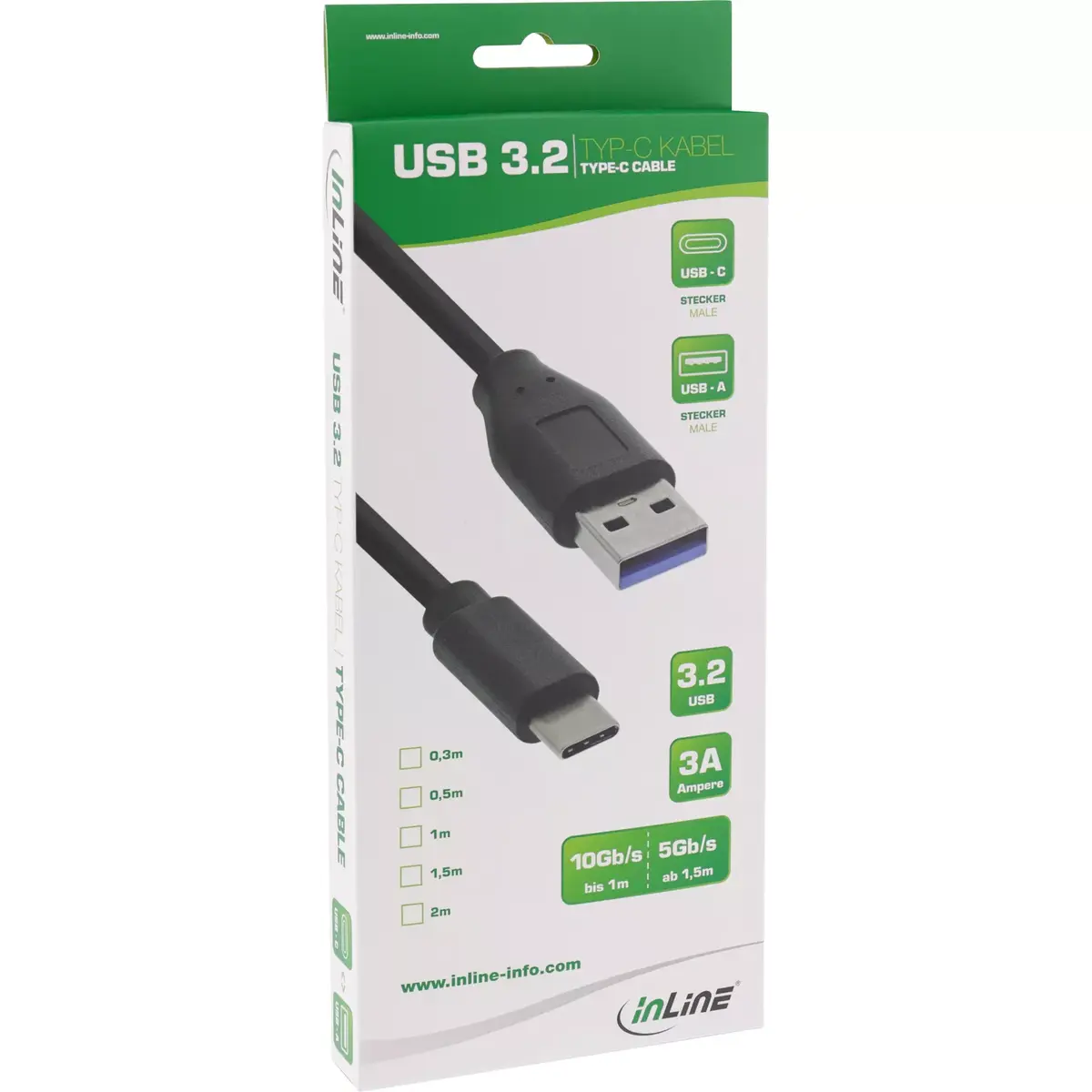InLine USB 3.2 Gen.1x2 kabelis Photo 2