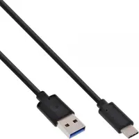 Кабель USB 3.2 Gen.1x2 InLine 35714 1.5м USB-C male USB-A male черный