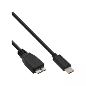 Кабель InLine USB 3.2 Gen.1x2 USB-C male / Micro-B male черный 2м