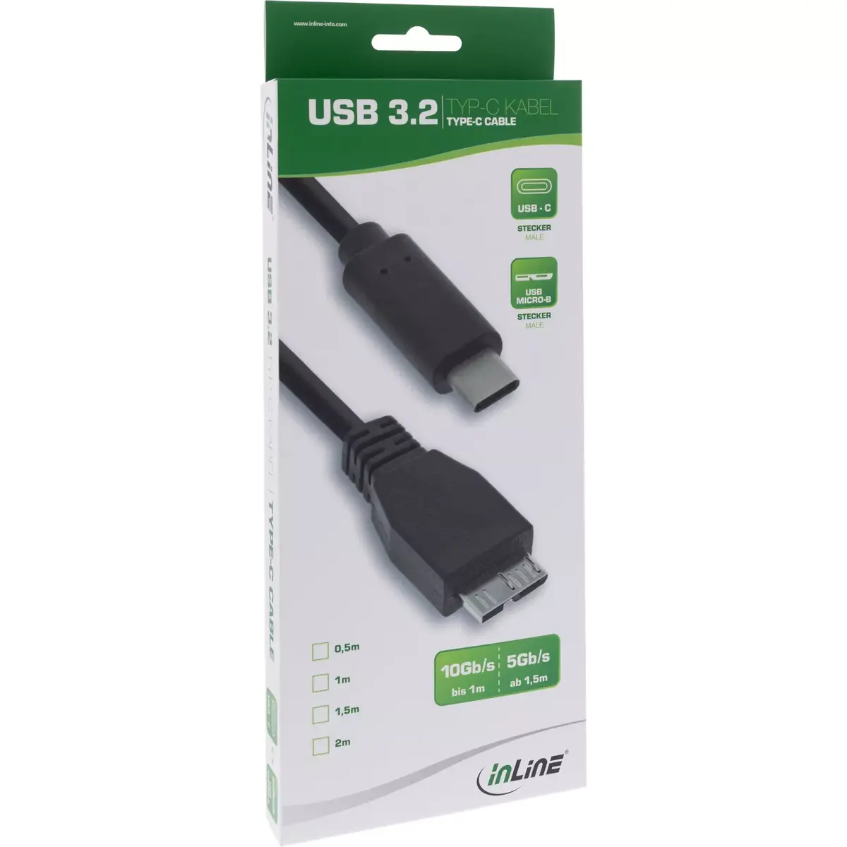 Кабель USB 3.2 Gen.1x2 InLine 35726 Photo 2