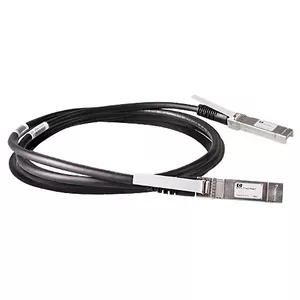 HPE 487655-B21-RFB InfiniBand un optiskās šķiedras kabelis 3 m SFP+ Melns