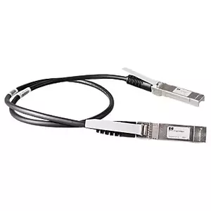 HPE BladeSystem c-Class 10GbE SFP+ to SFP+ 0.5m Direct Attach Copper InfiniBand un optiskās šķiedras kabelis 0,5 m SFP+ Melns