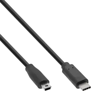 USB 2.0 Кабель InLine USB-C male / mini-B male 0.5m