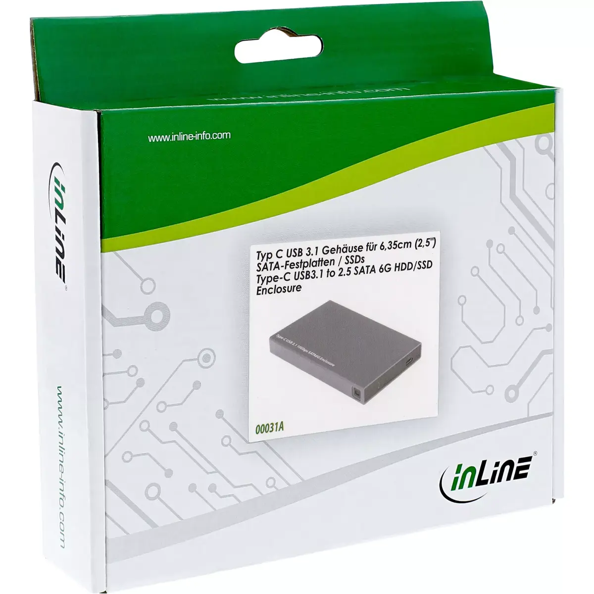 HDD/SSD enclosure InLine 2.5" USB 3.1 00031A Photo 3