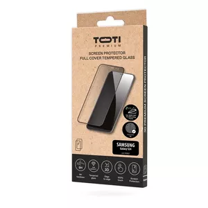 Tempered glass screen protector TOTI for Samsung Galaxy S24/S25, clear, compatible with S24 S25