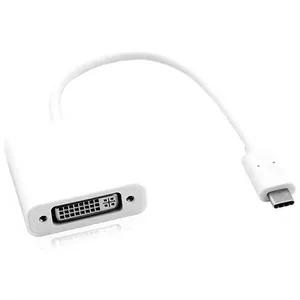 Адаптер видео кабеля ROLINE 12.03.3205 USB Type-C на DVI-D 0.1м
