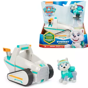 Sniega motocikls rotaļlieta PAW Patrol no spinmaster — Everest’s Snow Plow, plastmasa, zils/balts, 3+